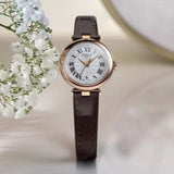 Tissot Bellissima Automatic Silver Dial Brown Leather Strap Watch For Women - T126.207.36.013.00 Authentic Buy Shop Now