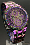 Guess Allara Quartz Purple Dial Purple Steel Strap Watch For Women - GW0604L4 Authentic Buy Shop Now