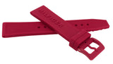 Tommy Hilfiger Denim Quartz Red Dial Red Rubber Strap Watch for Men - 1791480 Authentic Buy Shop Now