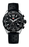 Tag Heuer Formula 1 Black Dial Black Leather Strap Watch for Men - CAZ1010.FT8024 Authentic Buy Shop Now