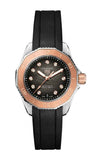 Tag Heuer Aquaracer Professional 200 Automatic Diamonds Black Dial Black Rubber Strap Watch for Women - WBP2451.FT6200 Authentic Buy Shop Now
