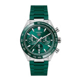 Tag Heuer Carrera Chronograph 44mm Green Dial Green Steel Strap Watch for Men - CBN2A1N.FT6238 Authentic Buy Shop Now
