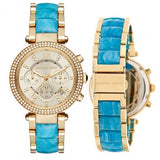 Michael Kors Parker Gold Dial Two Tone Steel Strap Watch for Women - MK6364 Authentic Buy Shop Now