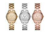 Michael Kors Slim Runway Rose Gold Dial Rose Gold Steel Strap Watch for Women - MK3549 Authentic Buy Shop Now
