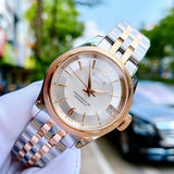Tissot Ballade Powermatic 80 Cosc Mother of Pearl Dial Two Tone Steel Strap Watch For Women - T108.208.22.117.01 Authentic Buy Shop Now