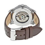 Fossil Grant Automatic Skeleton Black Dial Brown Leather Strap Watch for Men - ME3095 Authentic Buy Shop Now