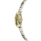 Versace Virtus Quartz Green Dial Two Tone Steel Strap Watch For Women - VET300821 Authentic Buy Shop Now