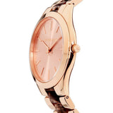 Michael Kors Runway Rose Gold Dial Two Tone Steel Strap Watch for Women - MK4301 Authentic Buy Shop Now
