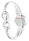 Gucci Guccissima Quartz Diamonds Brown Dial Silver Steel Strap Watch For Women - YA134503 Authentic Buy Shop Now