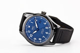 IWC Pilot’s Watch Mark XVIII Edition “Laureus Sport for Good Foundation" Blue Dial Black Nylon Strap Watch for Men - IW324703 Authentic Buy Shop Now