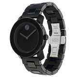 Movado Bold Black Dial Black Steel Strap Watch For Men - 3600047 Authentic Buy Shop Now