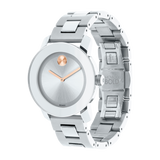 Movado Bold Silver Dial Silver Steel Strap Watch For Women - 3600084 Authentic Buy Shop Now