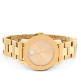 Movado Bold Rose Gold Dial Rose Gold Steel Strap Watch for Women - 3600086 Authentic Buy Shop Now