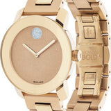 Movado Bold Rose Gold Dial Rose Gold Steel Strap Watch For Women - 3600335 Authentic Buy Shop Now
