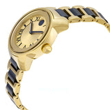 Movado Bold Yellow Gold Dial Two Tone Steel Strap Watch for Women - 3600355 Authentic Buy Shop Now