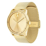 Movado Bold Gold Dial Gold Mesh Bracelet Watch For Men - 3600373 Authentic Buy Shop Now