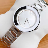 Movado Bold Silver Dial Silver Steel Strap Watch For Women - 3600381 Authentic Buy Shop Now