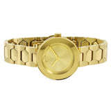 Movado Bold Gold Dial Gold Steel Strap Watch For Women - 3600382 Authentic Buy Shop Now