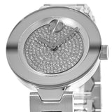 Movado Bold Silver Dial Silver Steel Strap Watch For Women - 3600567 Authentic Buy Shop Now