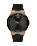 Movado Bold Fusion Black Dial Black Silicone Strap Watch for Men - 3600622 Authentic Buy Shop Now