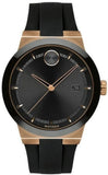 Movado Bold Fusion Black Dial Black Silicone Strap Watch for Men - 3600622 Authentic Buy Shop Now