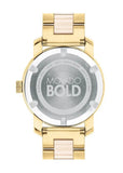 Movado Bold Beige Dial Two Tone Steel Strap Watch For Women - 3600640 Authentic Buy Shop Now