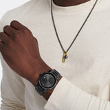 Movado Bold Verso Black Dial Black Steel Strap Watch for Men - 3600863 Authentic Buy Shop Now