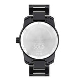 Movado Bold Verso Black Dial Black Steel Strap Watch for Men - 3600863 Authentic Buy Shop Now