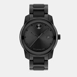 Movado Bold Verso Black Dial Black Steel Strap Watch for Men - 3600863 Authentic Buy Shop Now