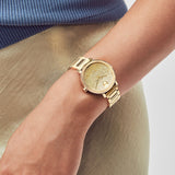 Michael Kors Darci Gold Dial Gold Steel Strap Watch for Women - MK3398 Authentic Buy Shop Now