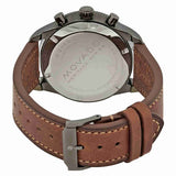 Movado Heritage Series 29mm Calendoplan Chronograph Black Dial Brown Leather Strap Watch For Men - 3650060 Authentic Buy Shop Now