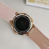 Michael Kors Sidney Multifunction White Dial Pink Silicone Strap Watch For Women - MK7222 Authentic Buy Shop Now