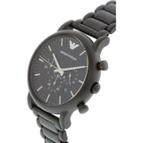 Emporio Armani Luigi Chronograph Black Dial Black Stainless Steel Watch For Men - AR1895 Authentic Buy Shop Now