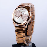 Michael Kors Hartman Analog White Dial Rose Gold Steel Strap Watch For Women - MK3673 Authentic Buy Shop Now