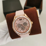 Michael Kors Quartz Pink Dial Pink Silicone Strap Watch For Women - MK6946 Authentic Buy Shop Now