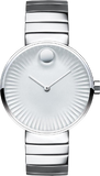 Movado Edge Silver Dial Silver Steel Strap Watch for Women - 3680012 Authentic Buy Shop Now