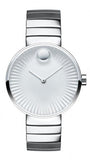 Movado Edge Silver Dial Silver Steel Strap Watch for Women - 3680012 Authentic Buy Shop Now