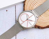 Calvin Klein Minimal White Dial Silver Mesh Bracelet Watch for Men - K3M51152 Authentic Buy Shop Now
