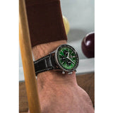 Breitling Navitimer B01 Chronograph 46 Green Dial Black Leather Strap Watch for Men - AB0137241L1P1 Authentic Buy Shop Now