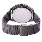 Michael Kors Brecken Chronograph Grey Dial Silver Mesh Strap Watch For Men - MK8868 Authentic Buy Shop Now