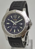 Breitling Colt Automatic 44mm Black Dial Rubber Strap Mens Watch - A1738811/BD44/152S Authentic Buy Shop Now