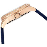 Guess Swirl Analog Quartz White Dial Blue Rubber Strap Watch for Women - W1096L4 Authentic Buy Shop Now