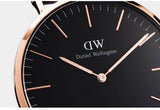 Daniel Wellington Classic Bayswater Black Dial Black NATO Strap Watch For Women - DW00100281 Authentic Buy Shop Now