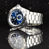 Tag Heuer Formula 1 Calibre 6 Automatic Blue Dial Silver Steel Strap Watch for Men - WAZ2014.BA0842 Authentic Buy Shop Now
