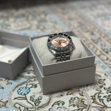 Seiko 5 Sports GMT Thong Sia Limited Edition Brown Dial Silver Steel Strap Watch for Men - SSK043K1 Authentic Buy Shop Now