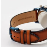 Fossil Neutra Chronograph Blue Dial Brown Leather Strap Watch for Men - FS5791 Authentic Buy Shop Now