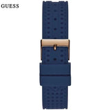 Guess Marina Multifunction White Dial Blue Rubber Strap Watch for Women - W1025L4 Authentic Buy Shop Now