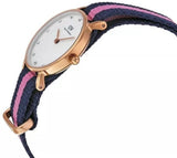 Daniel Wellington Classy Winchester White Dial Two Tone NATO Strap Watch For Women - DW00100077 Authentic Buy Shop Now
