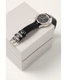 Calvin Klein Skirt Chronograph Black Dial Black Leather Strap Watch for Men - K2U291C1 Authentic Buy Shop Now