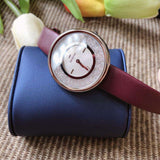 Swarovski Crystalline Silver Dial Purple Leather Strap Watch for Women - 5295355 Authentic Buy Shop Now